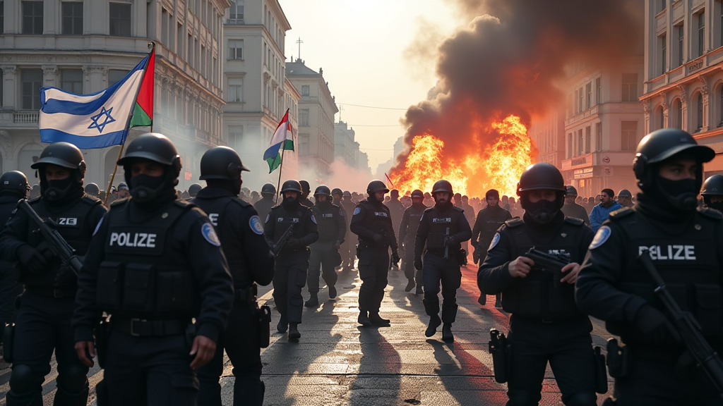 anti israel protesten gewaltpotenzial
