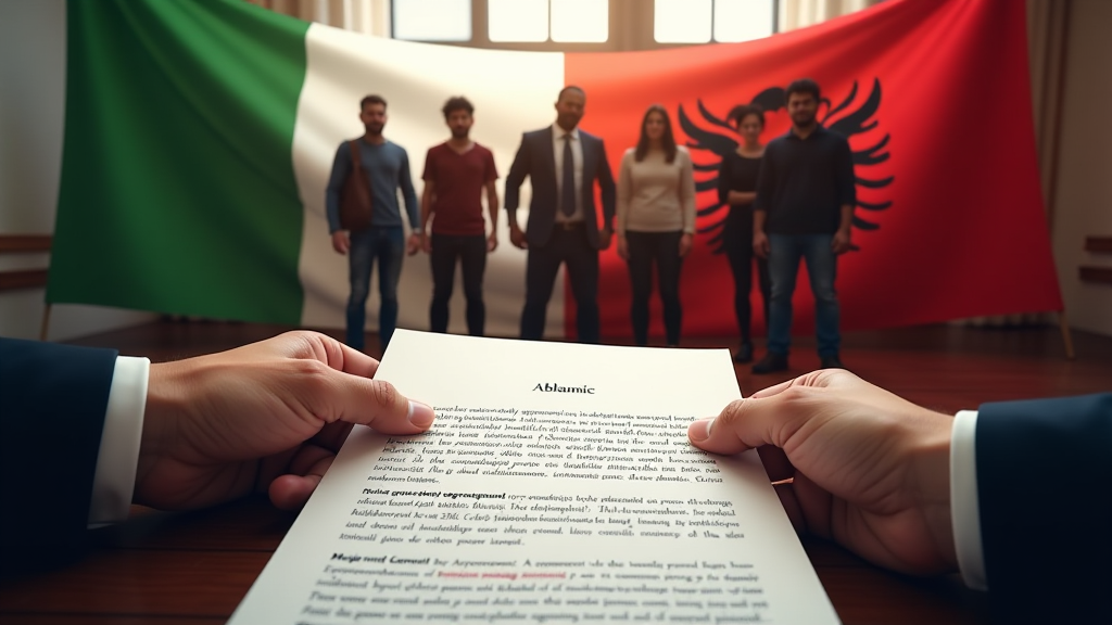 italienische umgesiedelt