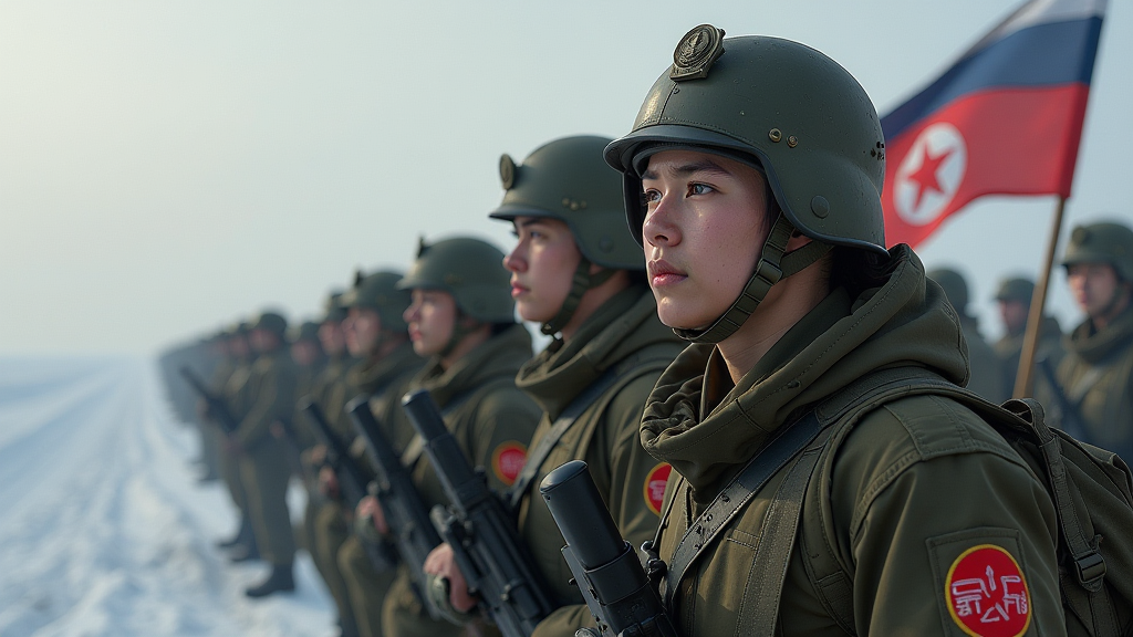 nordkoreanische truppenbewegung