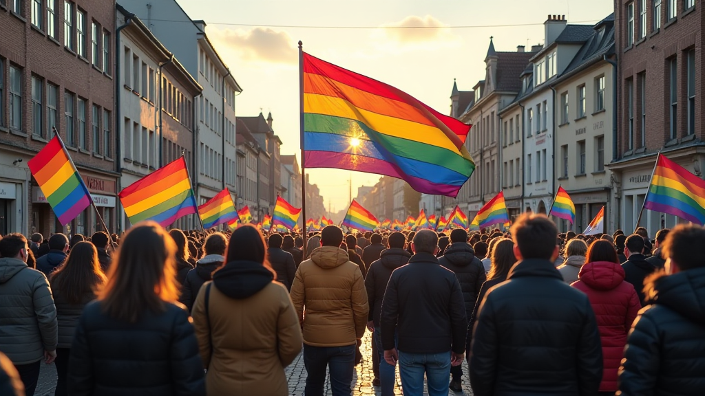 regenbogenfahnen neubrandenburg