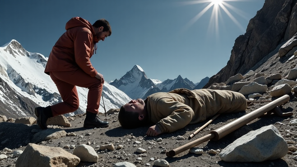 sensationeller everest besteigung