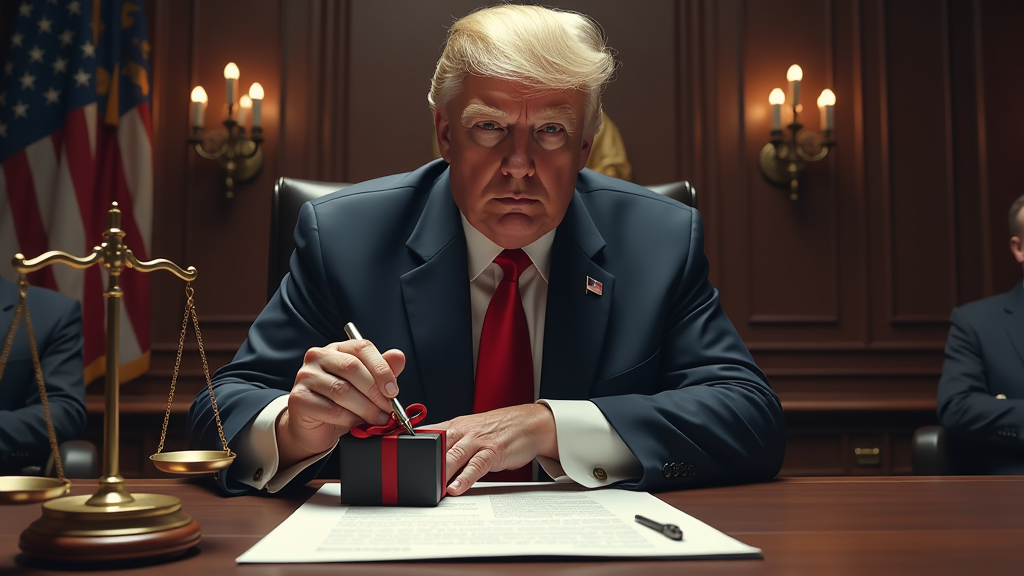 us justizministerium millionengeschenk